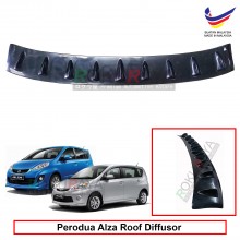 Perodua Alza 2009 Vortex Generator Shark Fin Aerodynamic Rear Top Roof Diffuser Diffusor